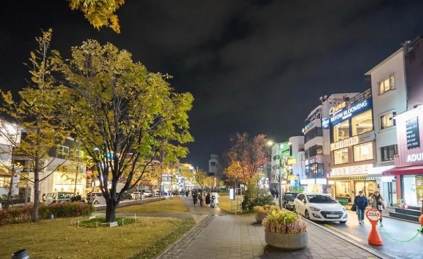 3Min From Metro - Lodging With Roof Terrace - Convenient Transport - Cvs Downstairs - Hot Places Nearby Vandrehjem Seoul Vandrerhjem